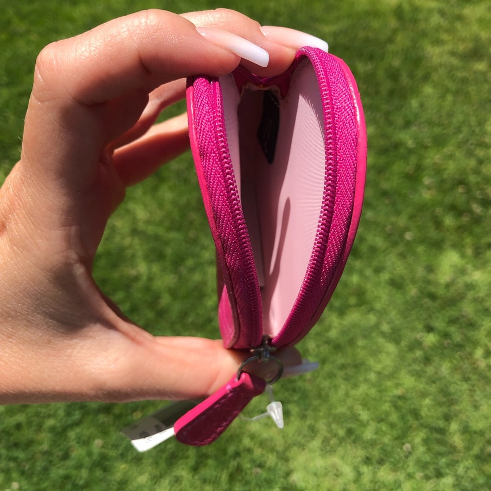 Pink Coach Heart Coin Purse new with tags - Picture 3 of 3